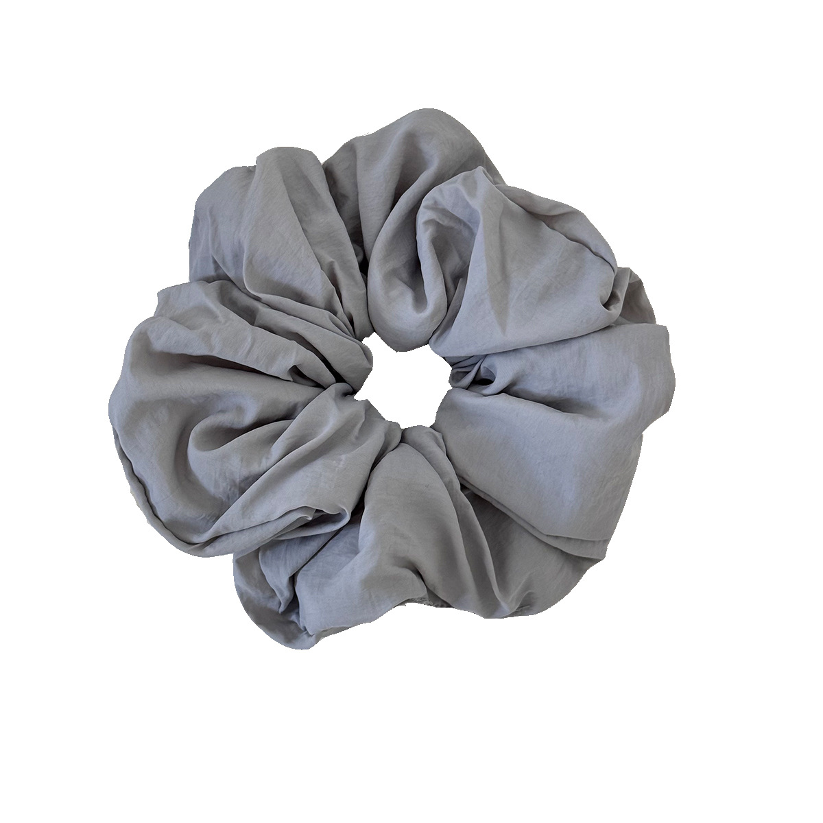 High-end fabric solid color simple large intestine hair band, low ponytail hair tie on the female side, hair tie, hair tie, bun hair band Item Picture