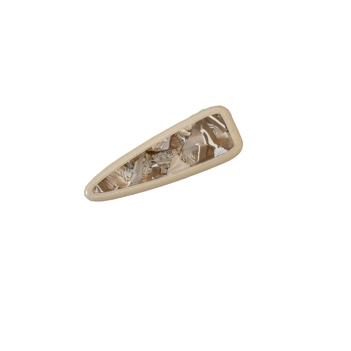 Heavy Industry full-diamond triangular hair clip, women's forehead bangs clip, new side hair clip, high-end and exquisite side clip headwear Item Picture