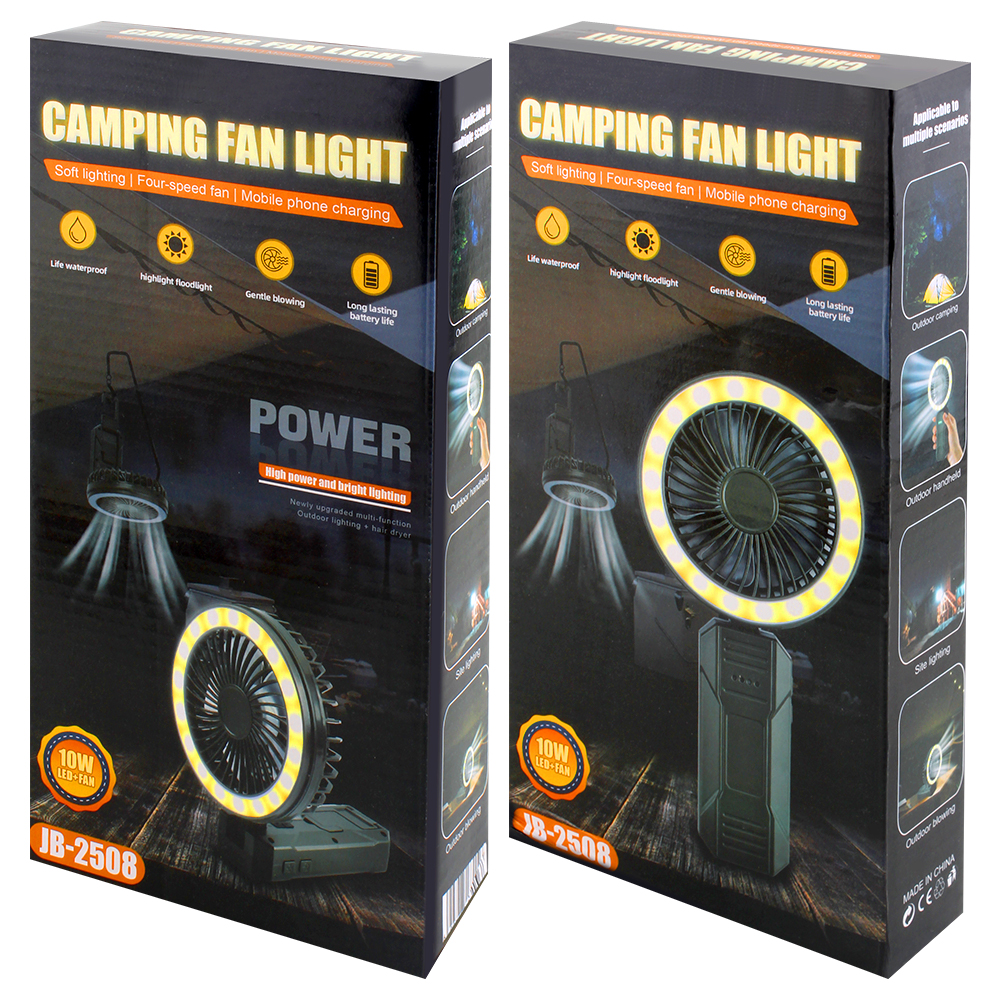 KINSACA Star Source LED Multi-functional Fan Camping Lamp Application Scenario