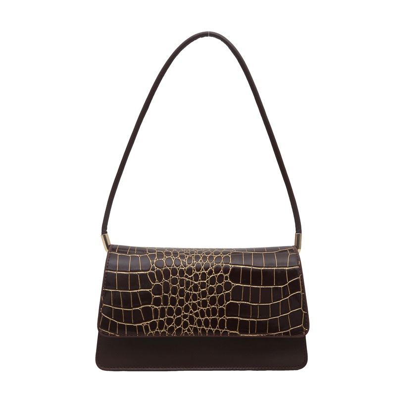 This is a new, niche, simple and retro handbag for women in 2025. It's a versatile baguette bag for women and a small square bag for one shoulder under the arm Item Picture