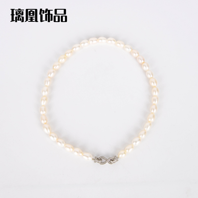 璃凰饰品天然淡水珍珠项链串珠颈链时尚款轻奢小众锁骨链女高级感设计