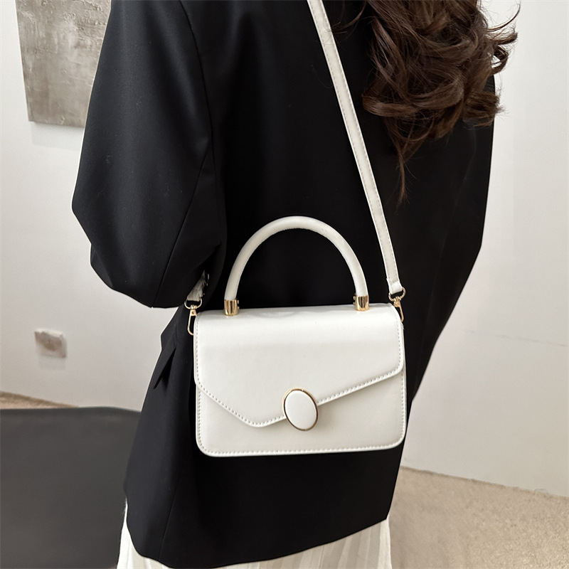 This year's popular handbags: The new 2024 winter collection features fashionable single-shoulder bags, solid-colored crossbody bags, and simple small square bags details Picture