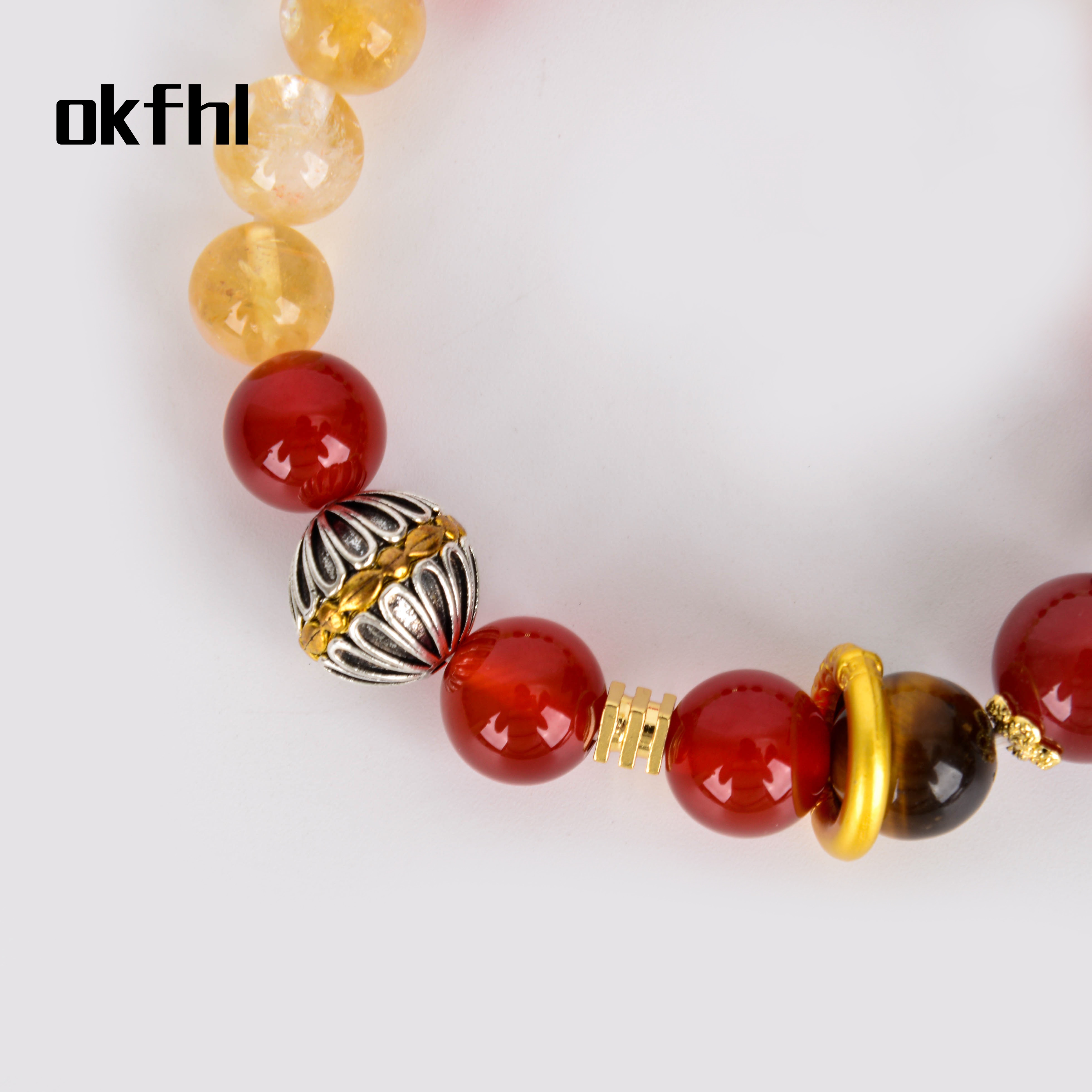 手链/水晶手链/饰品/红绳/五花手链产品图