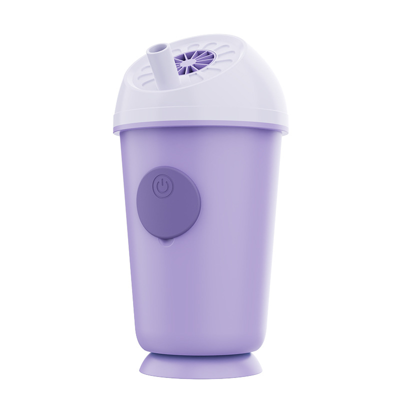 2025 Cross-border new product milk tea cup spray fan, high-speed spray water replenishment, soft sound operation, five-speed adjustment, rapid cooling batch pic 9