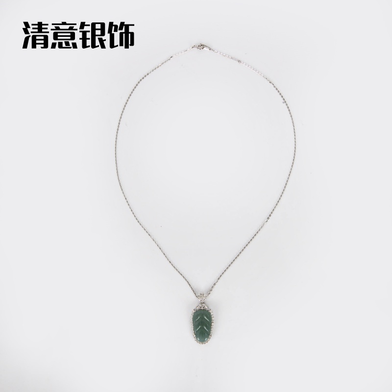 清意银饰新中式项链合集s925纯银玉髓玛瑙系列锁骨链2024年热卖新款组合