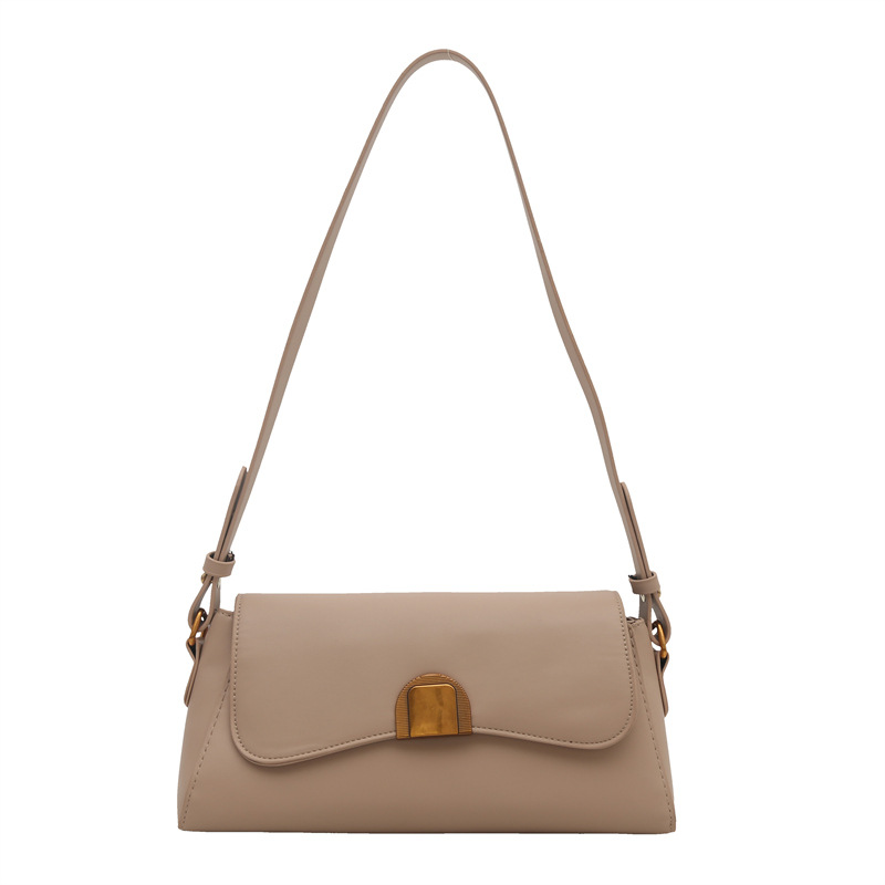Baguette underarm bag for women 2025 Spring New style, a high-end small square bag for women, a retro commuting single-shoulder bag Item Picture
