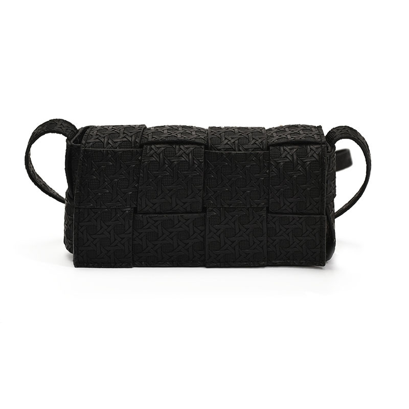 Cross-border woven bag for women 2025 new style, niche design, high-end feel, single-shoulder crossbody bag, texture small square bag Item Picture