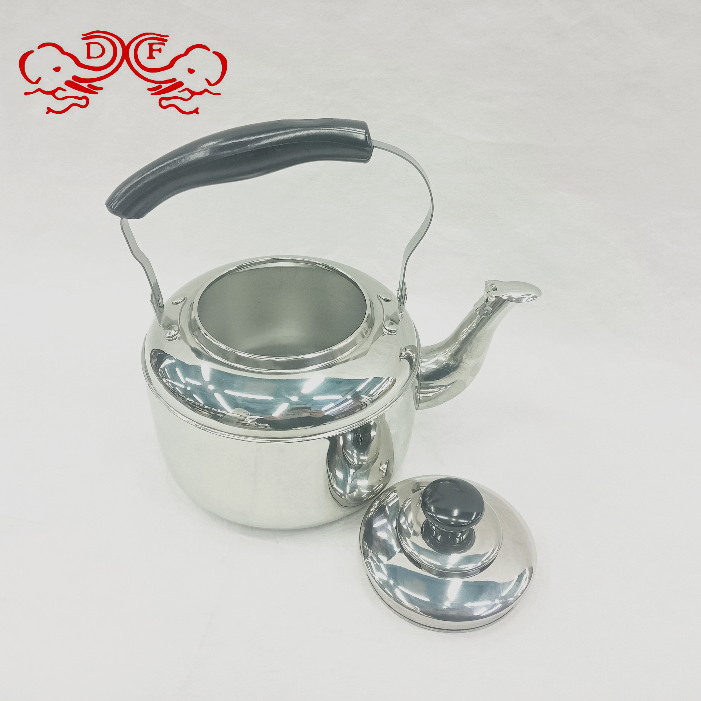 Df99290 1.5L-10L Zhongbao Hu non-magnetic stainless steel teapot, kettle, induction cooker, suitable for black tea, simple DF TRADINGHOUSE Specification image