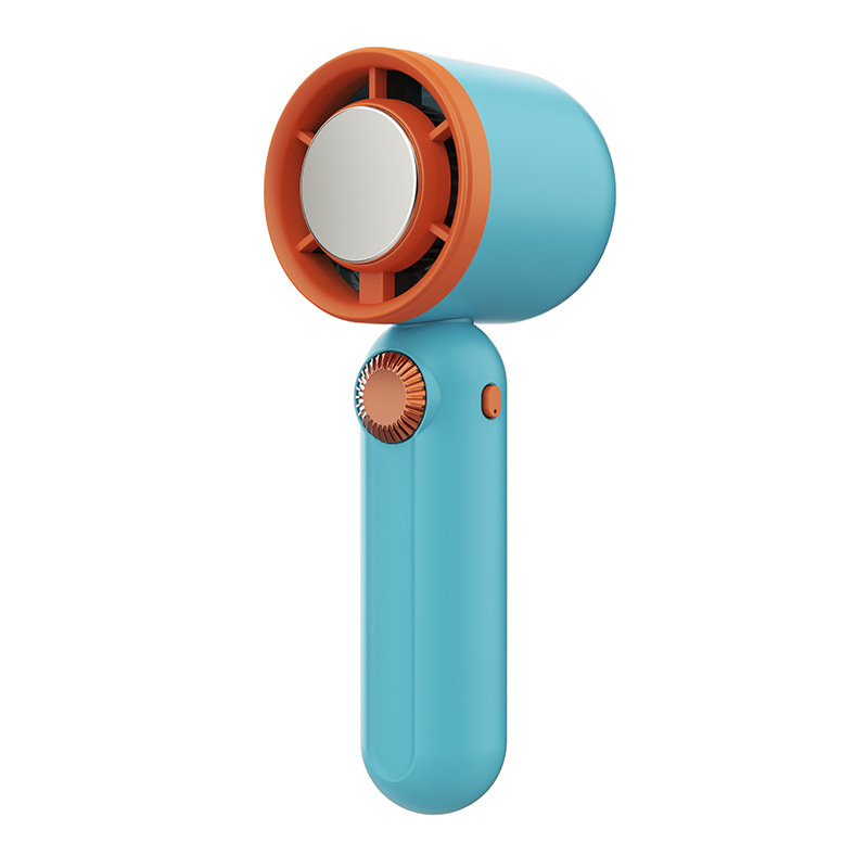2025 New cooling handheld small fan as a souvenir, 100-speed long battery life, silent Storm high-speed turbine fan pic 8