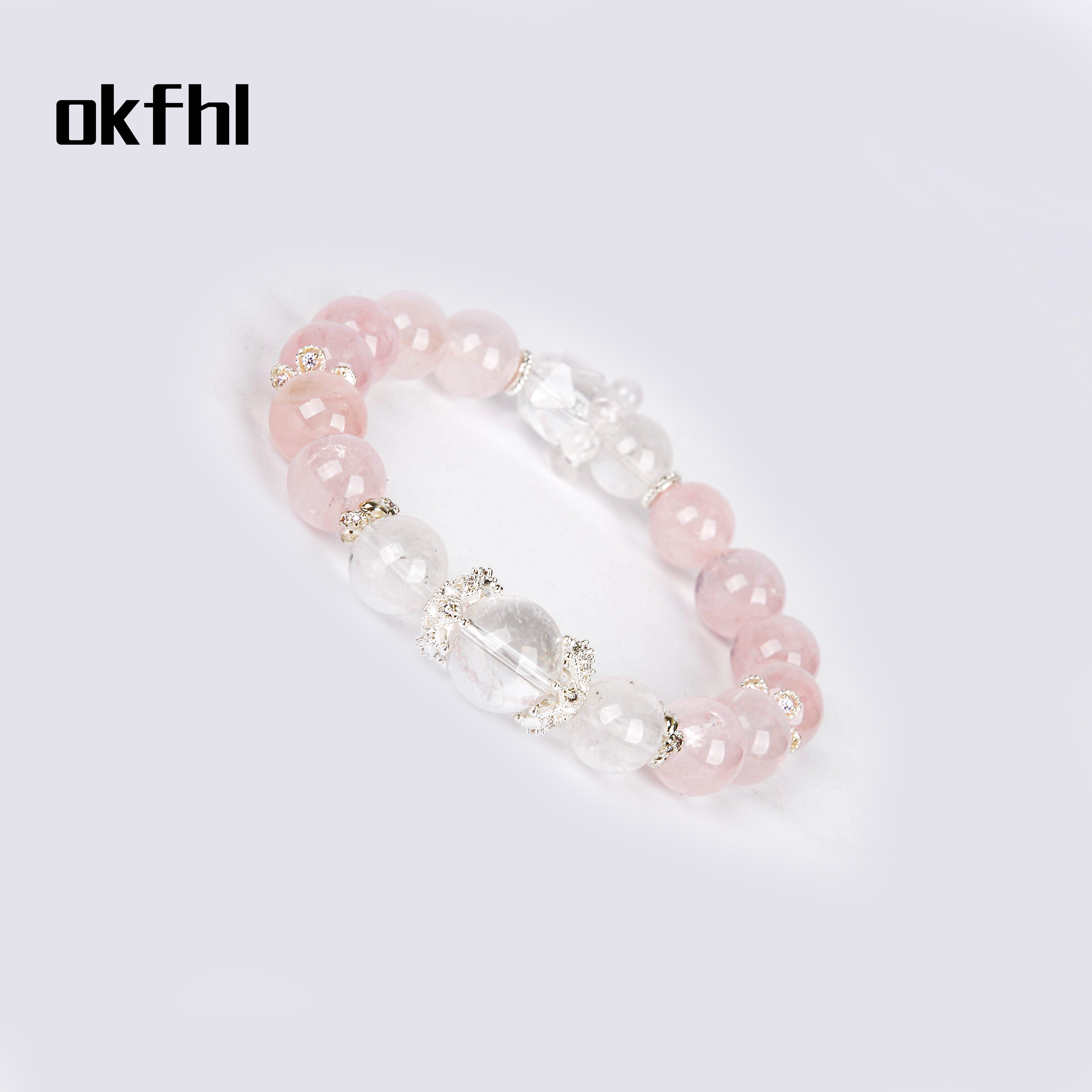 手链/水晶手链/饰品/红绳/五花手链细节图