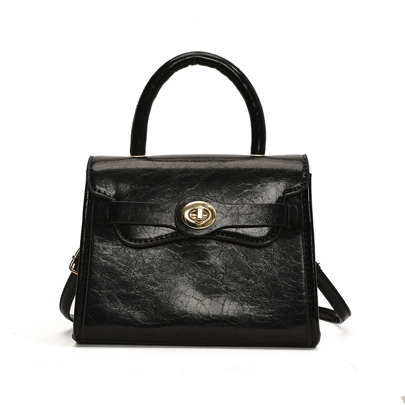 Simple and retro small square handbag 2025 Korean style retro fashion single-shoulder crossbody bag casual new women's bag Item Picture