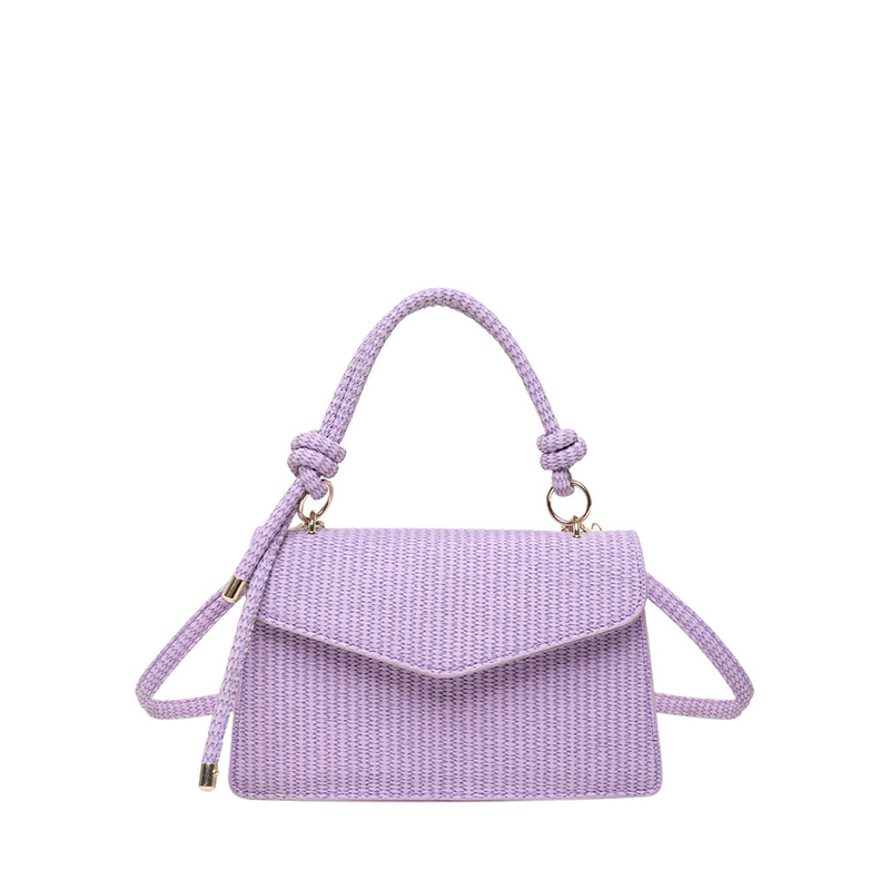 New fashionable solid color single-shoulder bag, casual and simple small square bag, women's 2025 spring handbag, retro crossbody bag Item Picture