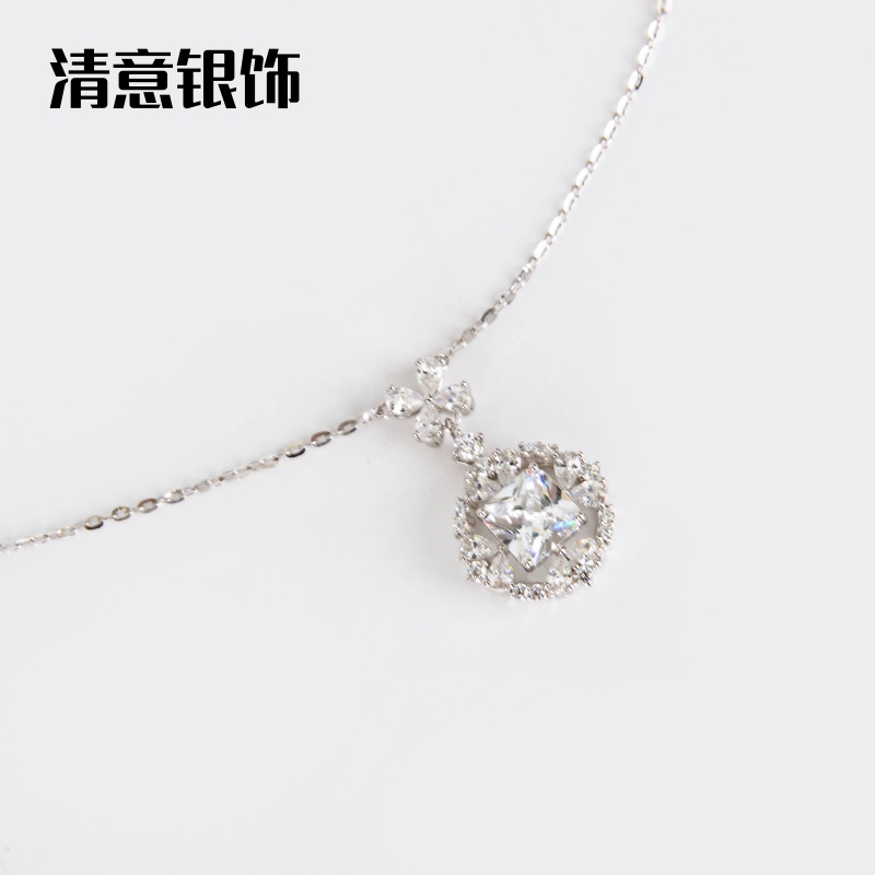 项链/珍珠项链/不锈钢饰品/珍珠/银饰细节图