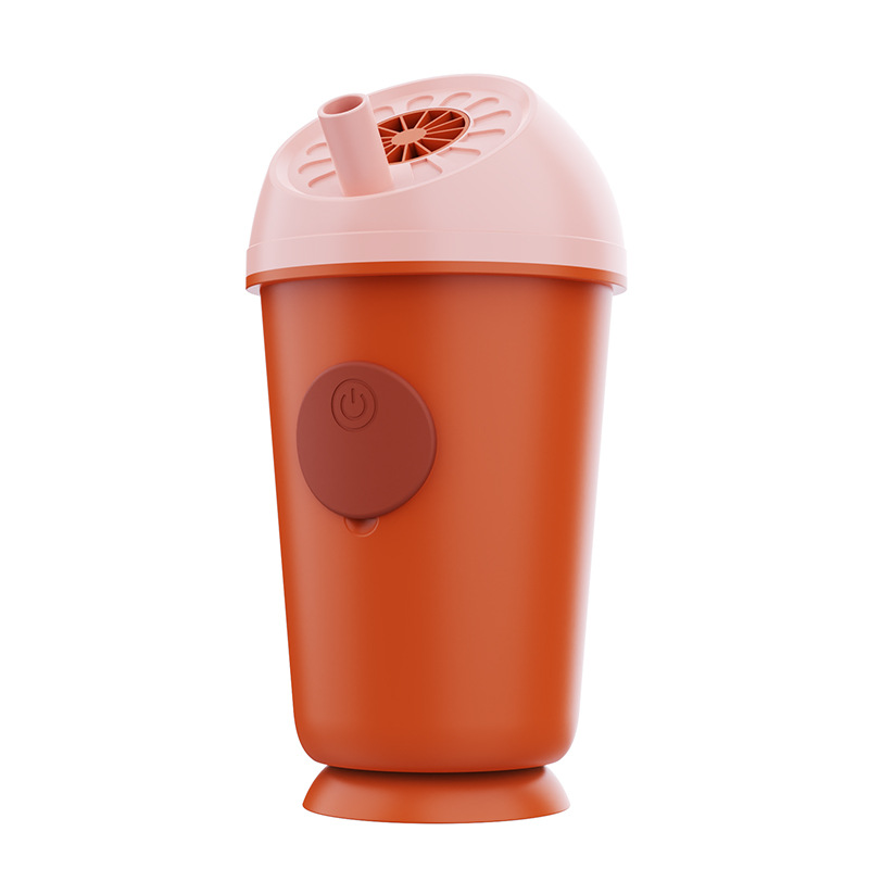 2025 Cross-border new product milk tea cup spray fan, high-speed spray water replenishment, soft sound operation, five-speed adjustment, rapid cooling batch pic 8