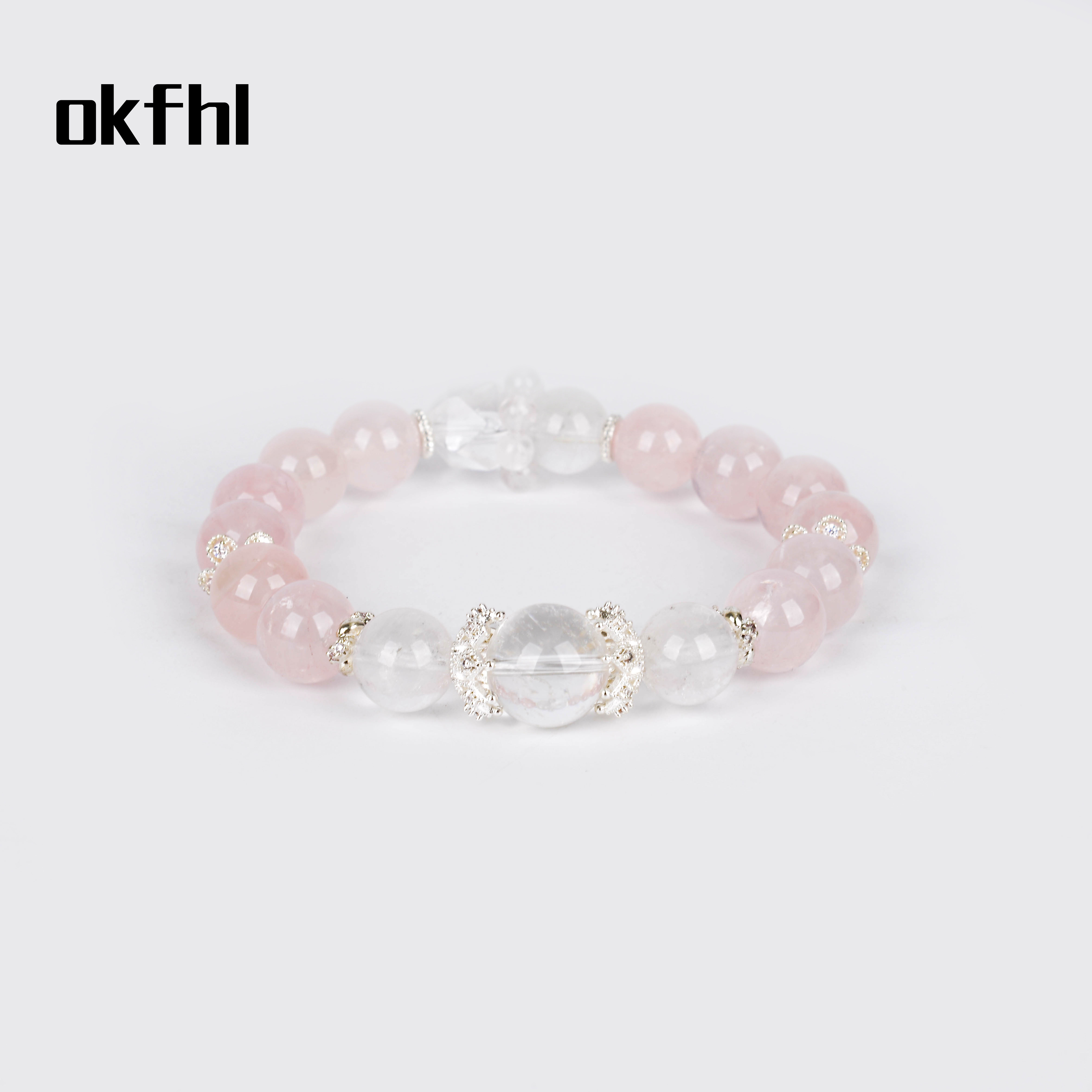 手链/水晶手链/饰品/红绳/五花手链细节图