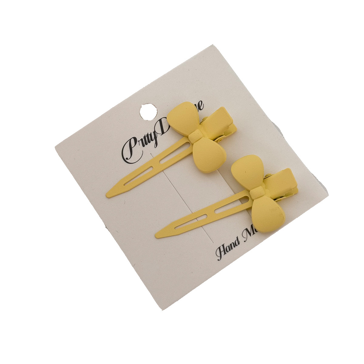 2 sets ~ Milkshake candy-colored bow hair clips, makeup clips, Korean-style girl bangs clips, hair clips, hair accessories Item Picture