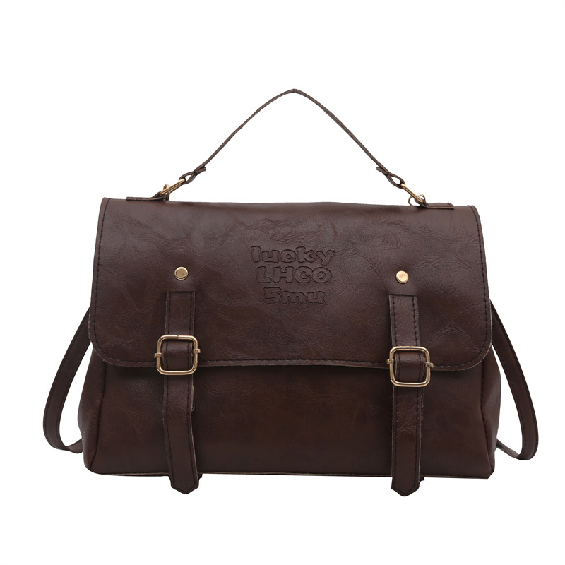 College Backpack Women's 2025 Spring New Style, trendy, versatile, niche retro handbag, commuting backpack tote bag Item Picture