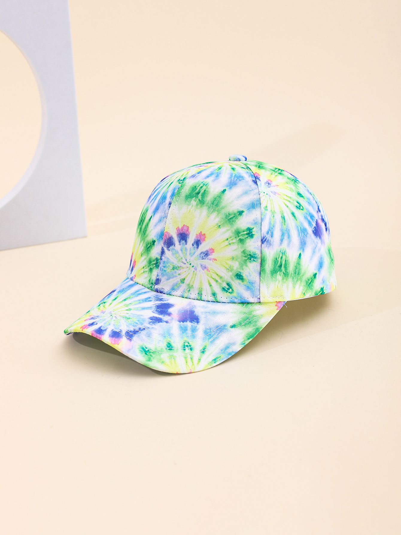 Spring and summer cross-border European and American bestsellers: light-colored and large-print baseball caps with shading and graffiti, outdoor travel, sun protection, adult baseball caps, adjustable for foreign trade details Picture