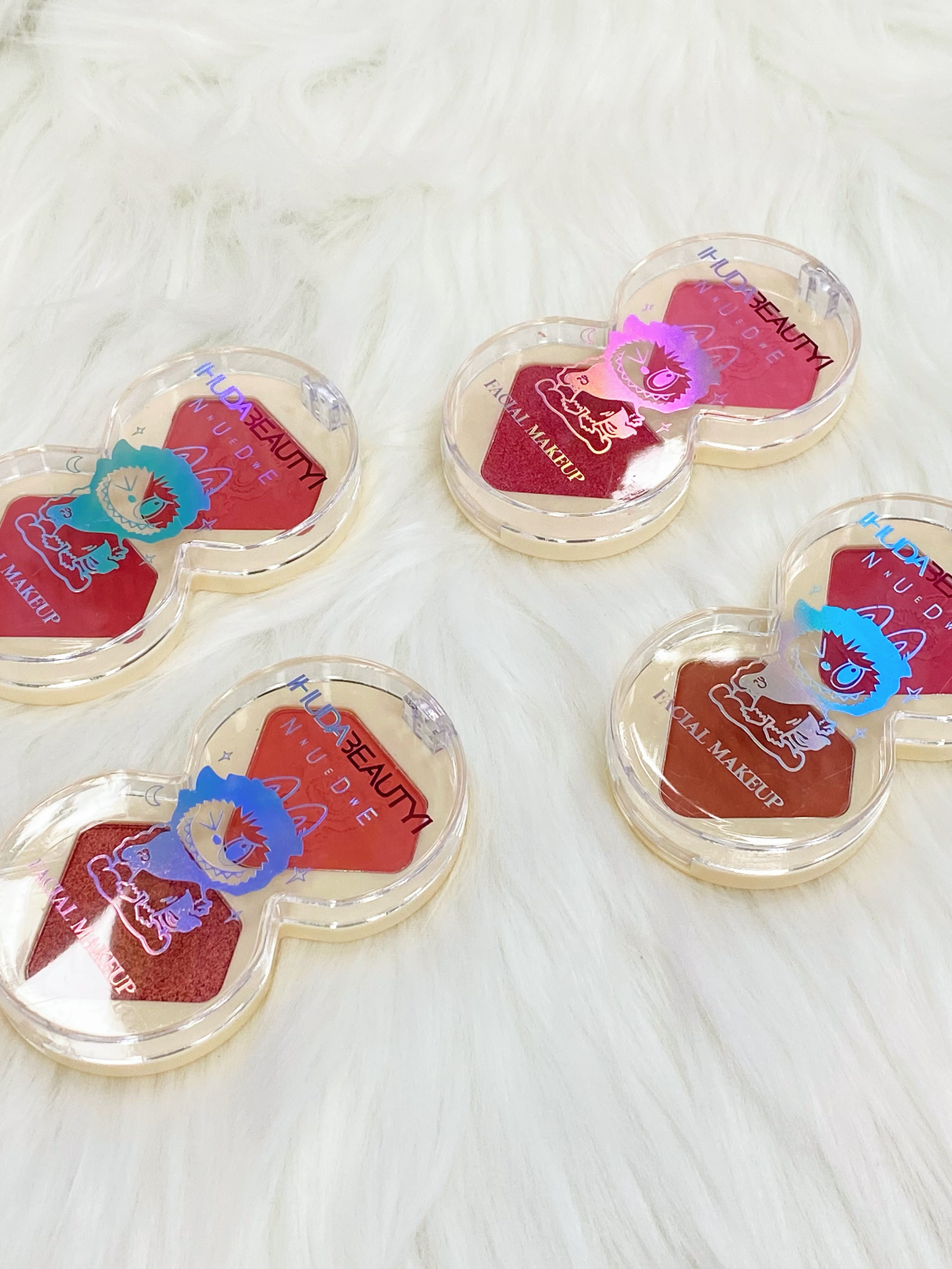 Smooth and glossy two-color blush rouge, long-lasting color application, not easy to smudge, natural matte contouring, lazy blush for women Item Picture