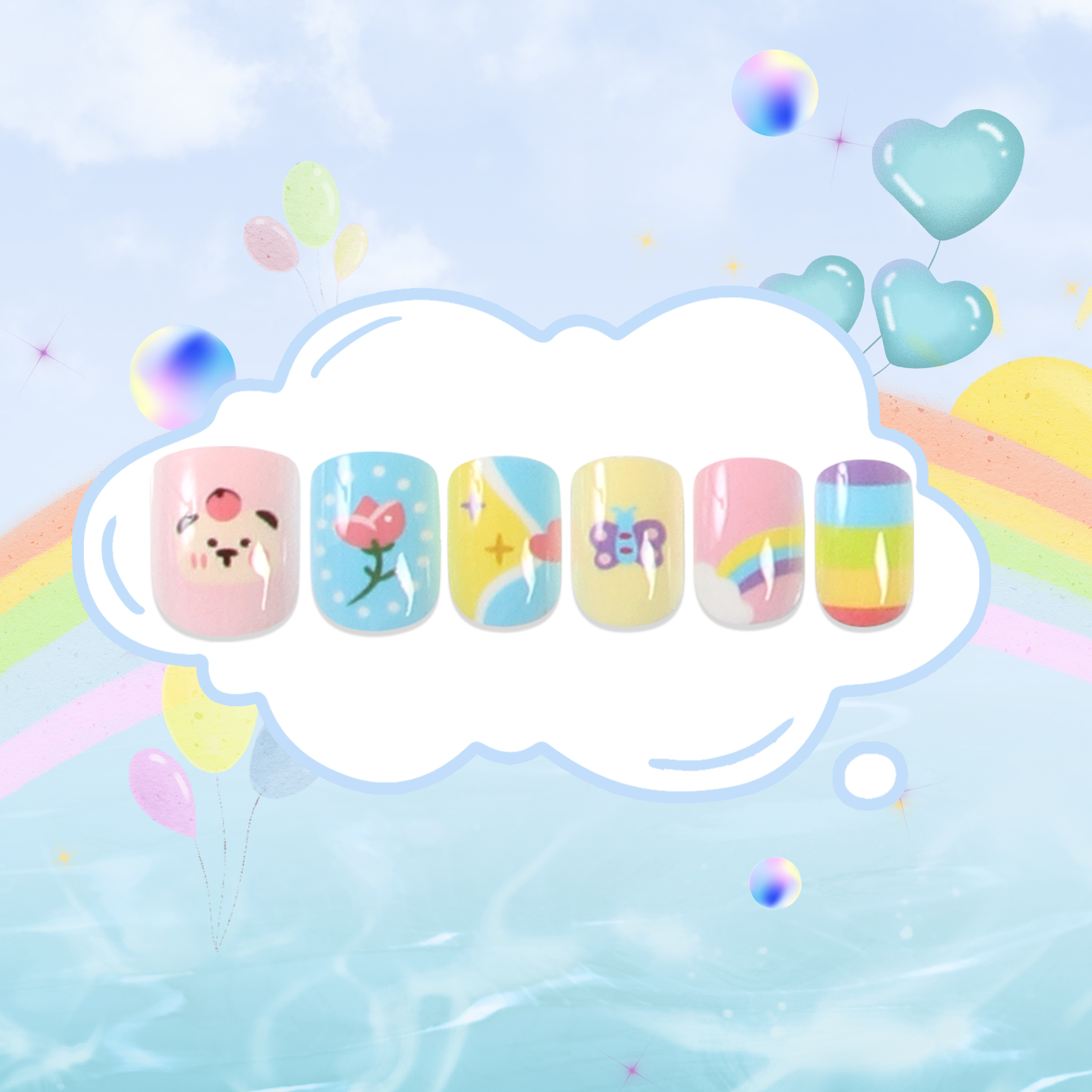 穿戴甲/美甲/穿戴式甲片/穿戴式美甲成品/时尚穿戴甲细节图