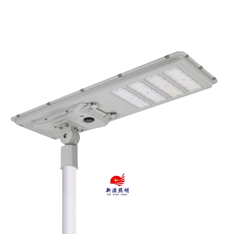 Integrated solar street lamp head human body sensor lamp outdoor courtyard high-brightness cross-border model manufacturer wholesale