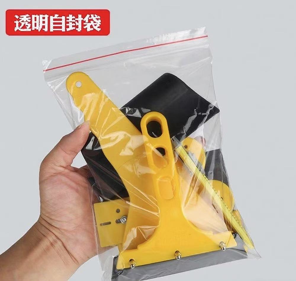 Weihaisheng Beauty Care Wholesale seven-piece set, car film application tools, triangle board, steel shovel, utility knife, pressure block, gap insert, ox tendon scraper Item Picture