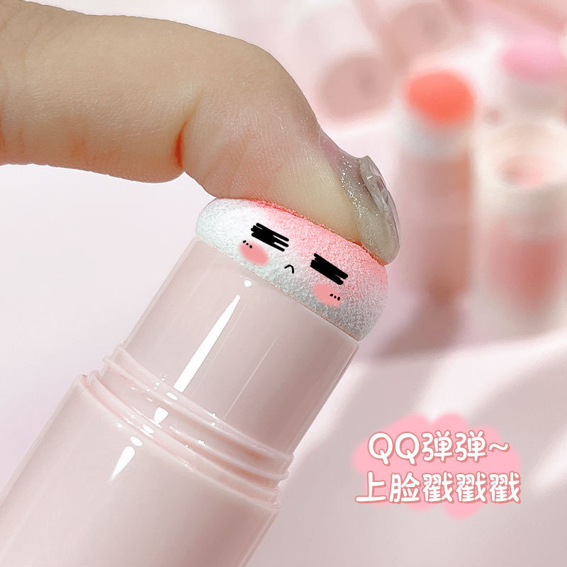 Kobeleen Energetic Boom Blush Stick brightens the color naturally, lastingly, delicately and puretly matte blush for girls Application Scenario