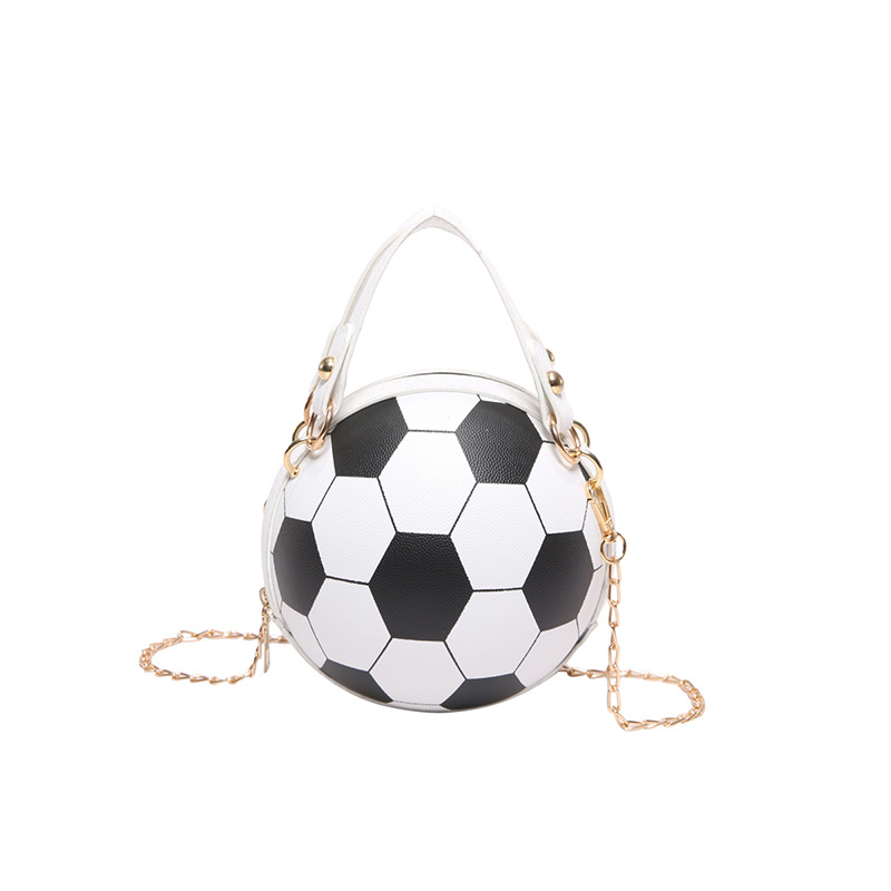 Cross-border bags, women's Instagram personalized basketball bags, new versatile single-shoulder crossbody bags, Korean-style small round bags for women Item Picture