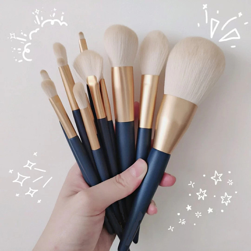 Cross-border Star Movement Makeup Brush Set for beginners, Cangzhou soft bristle concealer brush, eyeshadow brush, contouring brush, high-gloss brush wholesale details Picture