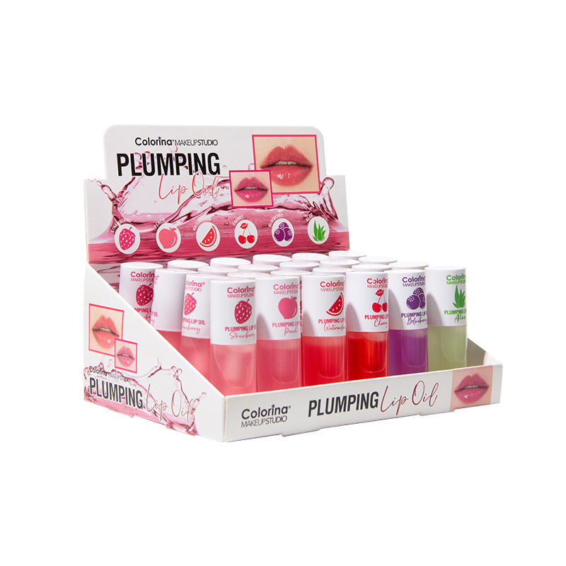Customized moisturizing and nourishing gentle lip oil nourishes and hydrates, softens the stratum corneum, reduces lip lines, and cares for the lip mask. Genuine makeup Application Scenario