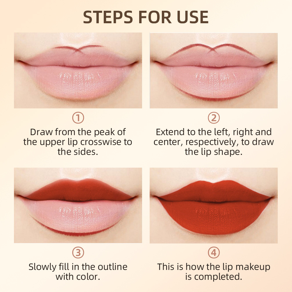 QIBEST Cross-border Matte Lip Liner Pen 12-color Mixed Lip Liner Pen Nude Set Waterproof Decorative Lipstick Pen Application Scenario