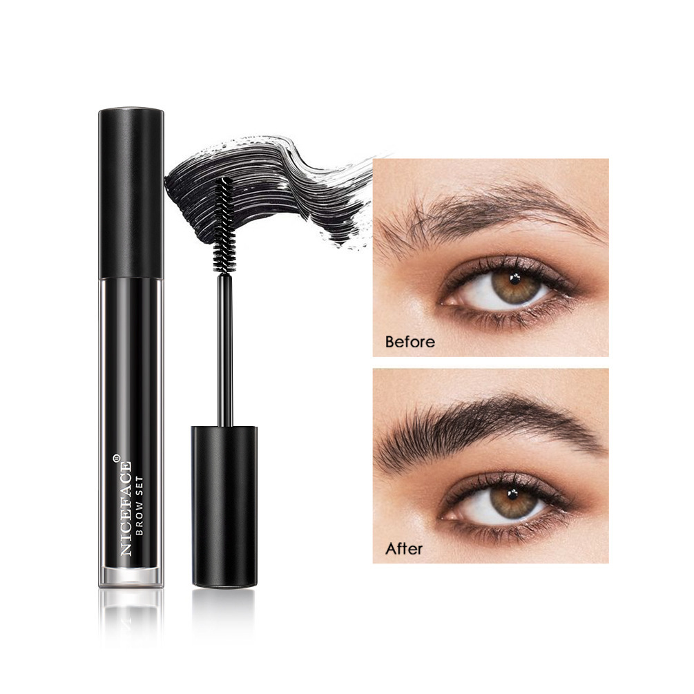 Eyebrow shaping liquid is colorless, transparent, waterproof, sweat-proof and does not fade easily. Wholesale and customized black eyebrow repair liquid Item Picture