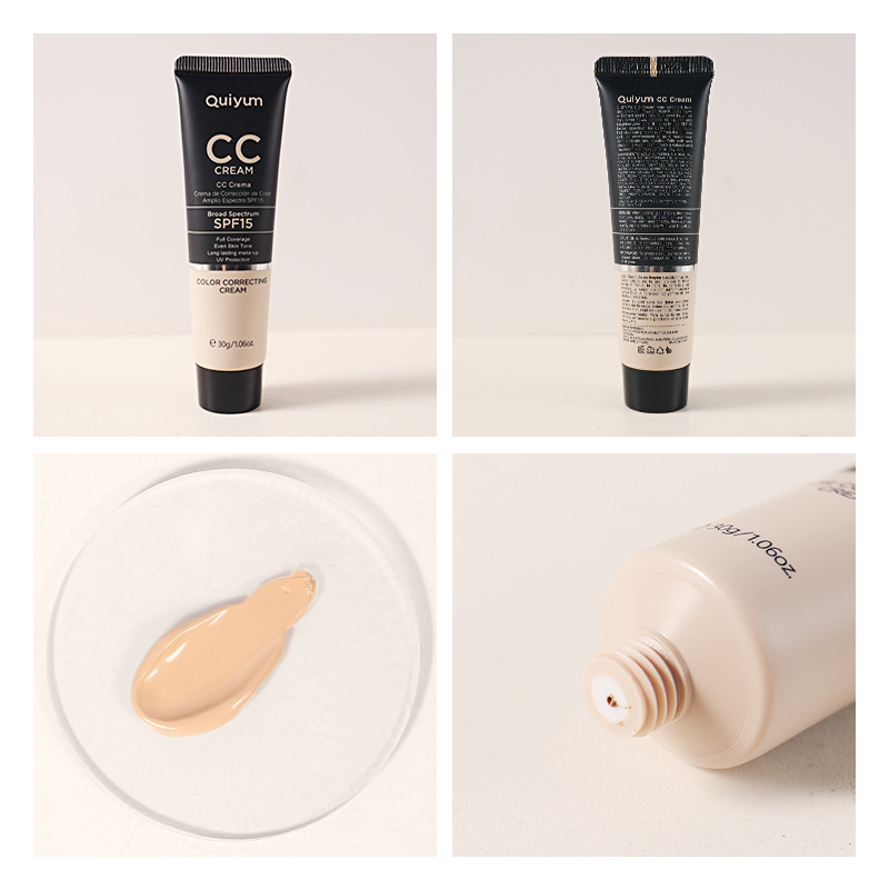 Cross-border temu Quiyum CC Cream 30ml (tube) Concealer and Lifting cosmetics wholesale Application Scenario