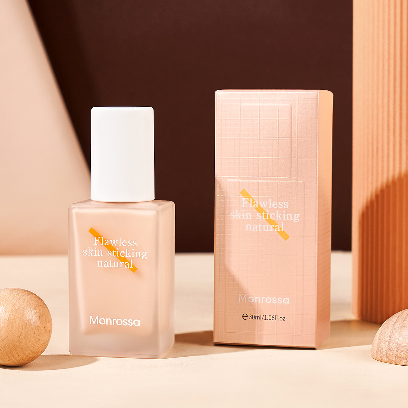 Monrisa Soft Mist Flawless Long-lasting Foundation, Concealer Foundation, Dry and oily skin without powder clogging, BB Cream long-lasting Specification drawing