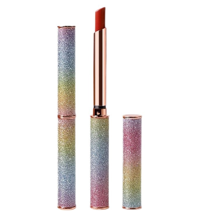 VIBELY Foreign Trade Starry Sky Shining matte Lipstick, non-stick cup, non-fading, small diamond heel Lipstick, cross-border wholesale Item Picture