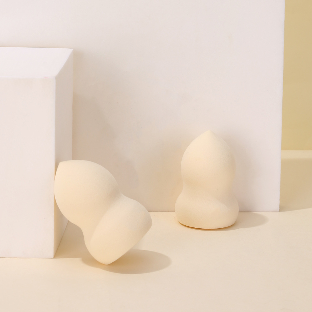LMLTOP Gourd Powder Puff, single set, Soaked in water, Dry and wet dual-purpose, makeup and beauty, eggshell set, Eggshell set, TOP-070 Application Scenario