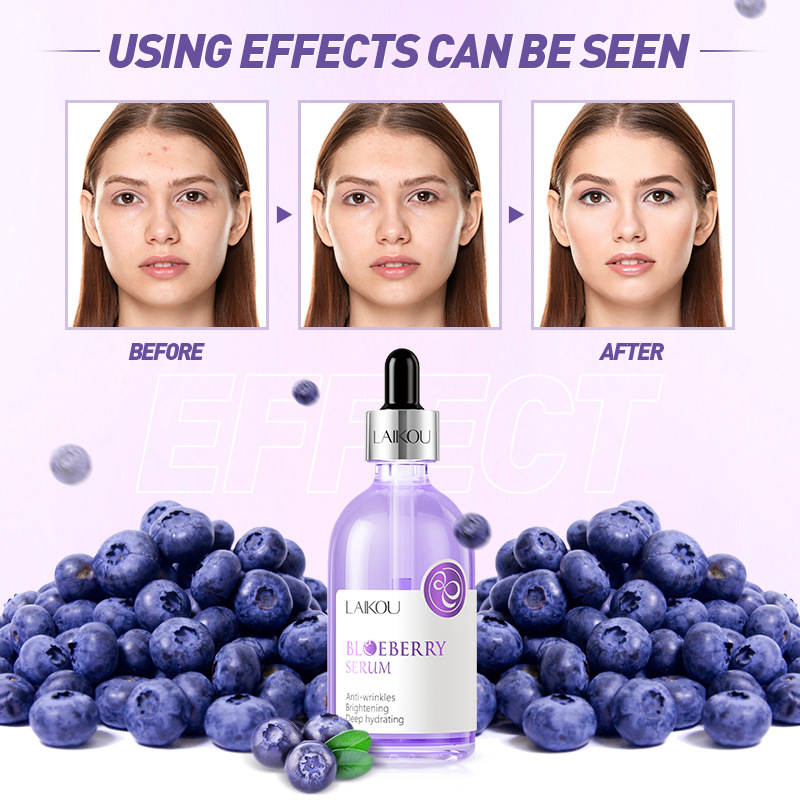 LAIKOU Blueberry Essence 100ml Cross-border supply Facial care Essence, skin care product manufacturer Application Scenario