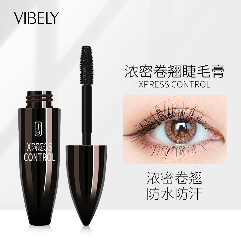 vibely Thick and Long Cross-border Hair Cream, Waterproof, sweat-proof, non-smudging, curling, Big eyes and eyelashes, wholesale for export details Picture