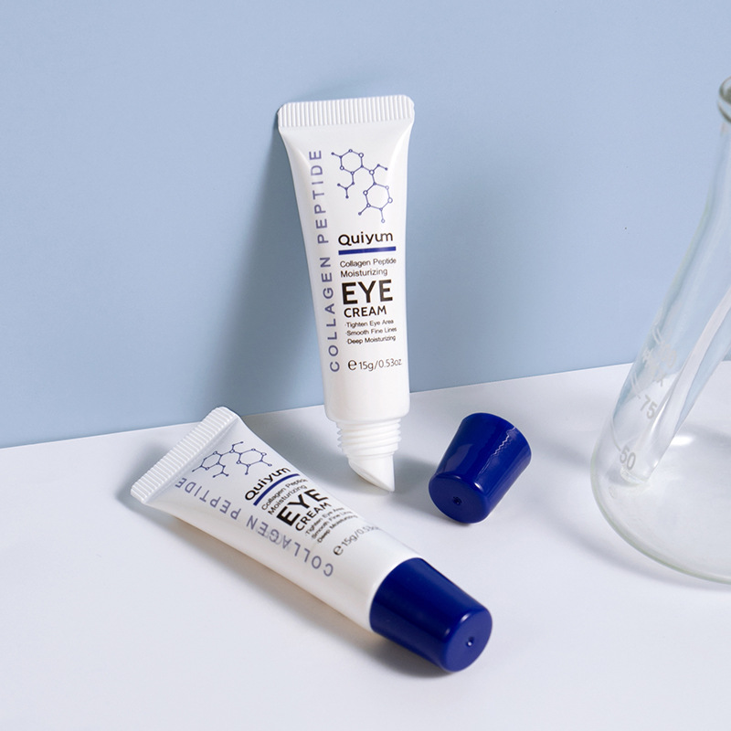 Cross-border QUIYUM Collagen Peptide Moisturizing Eye Cream 15g Hydrating, Moisturizing and brightening skin tone manufacturer's wholesale in stock details Picture