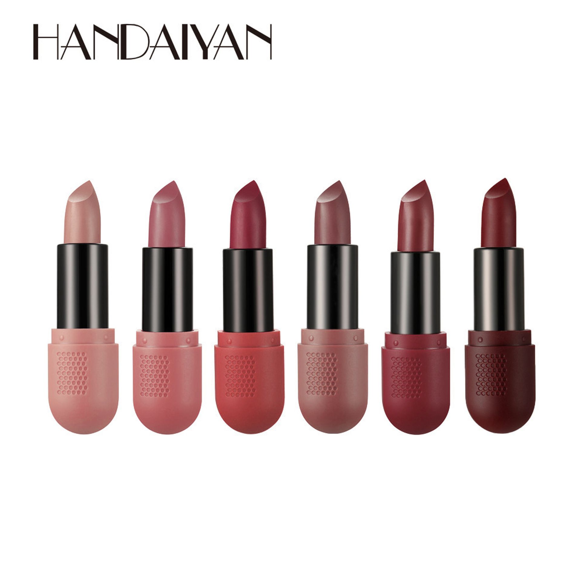 Cross-border matte lipstick set Lipstick gift box HANDAIYAN Long-lasting non-fading velvet soft mist lipstick set box Item Picture