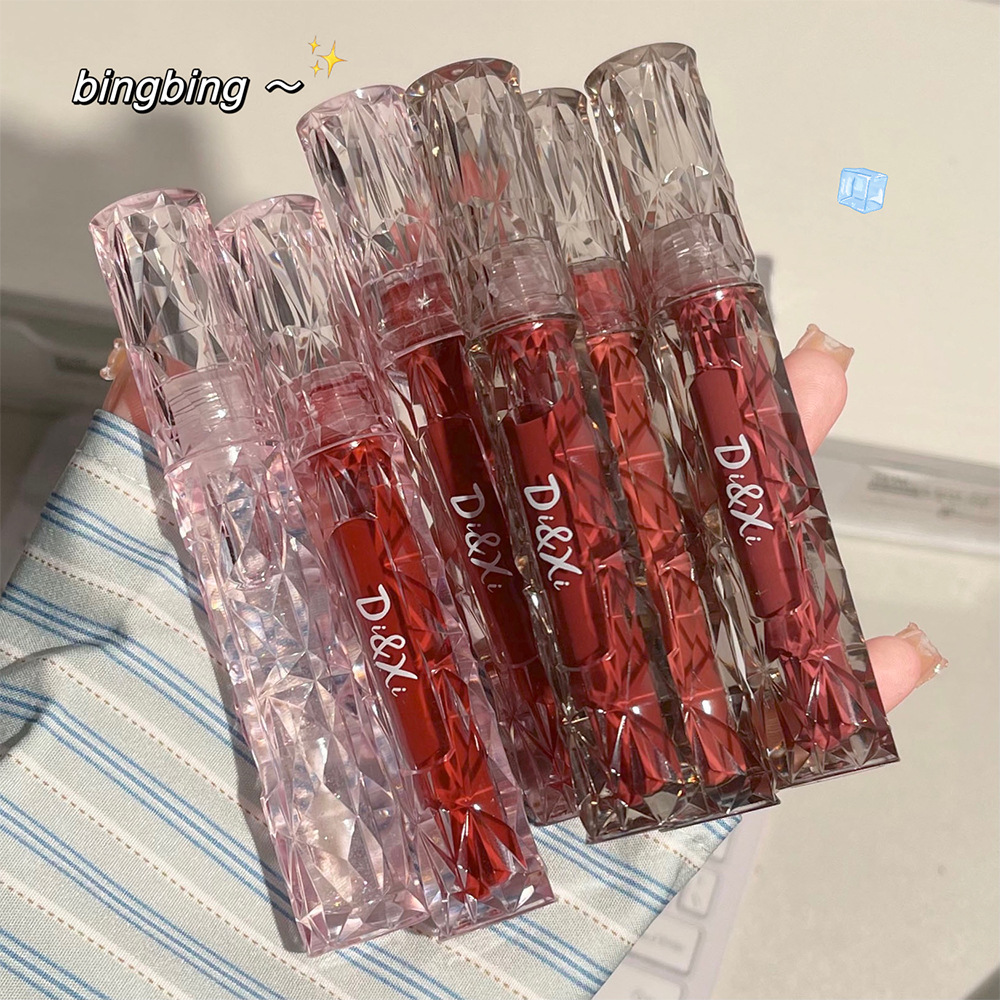 DIXI Moisturizing Mirror Water Light Lip Gloss, brightening and whitening, hydrating lipstick, chubby lips, versatile makeup, affordable wholesale full figure