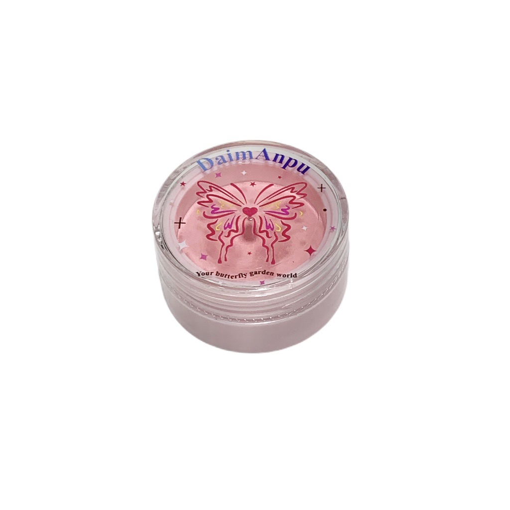 Daimanpu Airiness Puff Blush Paste with powder Puff, highlighting the girlish look of white milk powder, beauty and makeup blush cream Item Picture
