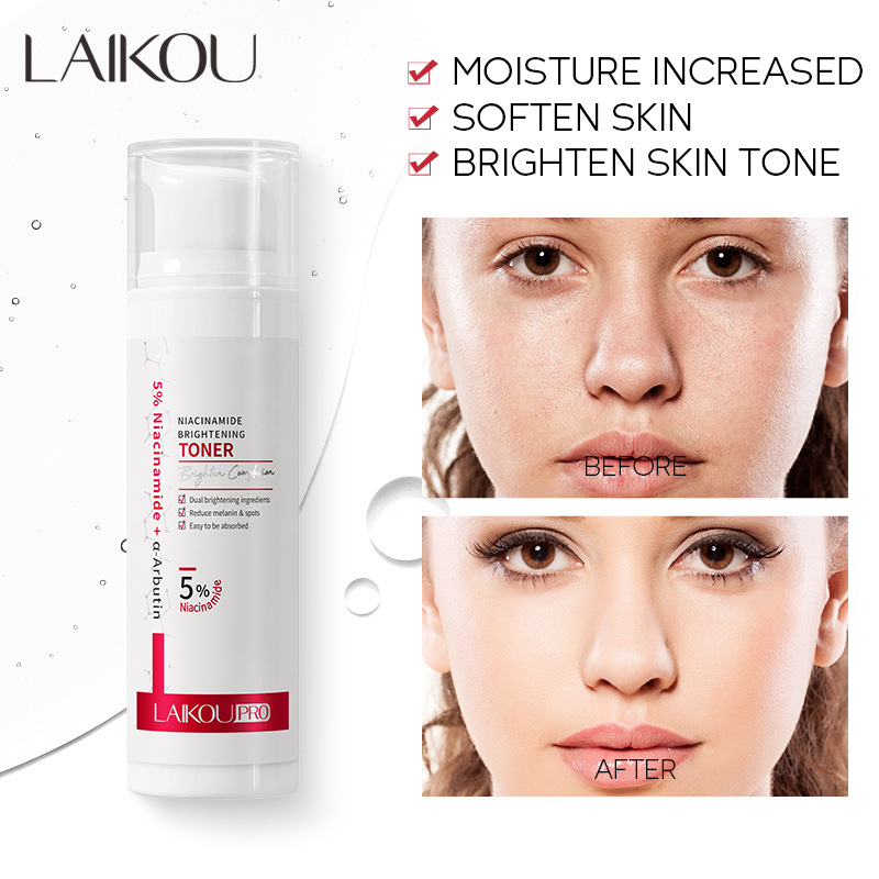 LAIKOU PRO Niacinamide Toner 50ml Skincare Hydrating Moisturizing Toner Cross-border Manufacturer full figure