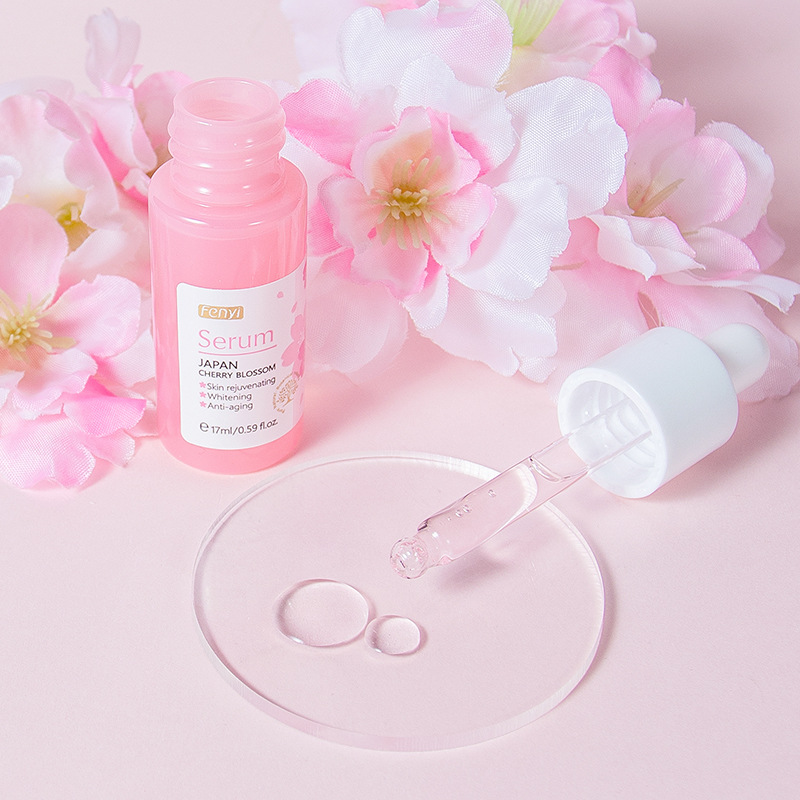 FENYI Cherry Blossom Essence 17ml, a cross-border manufacturer of essence hydrating and moisturizing skin care products and toner Application Scenario