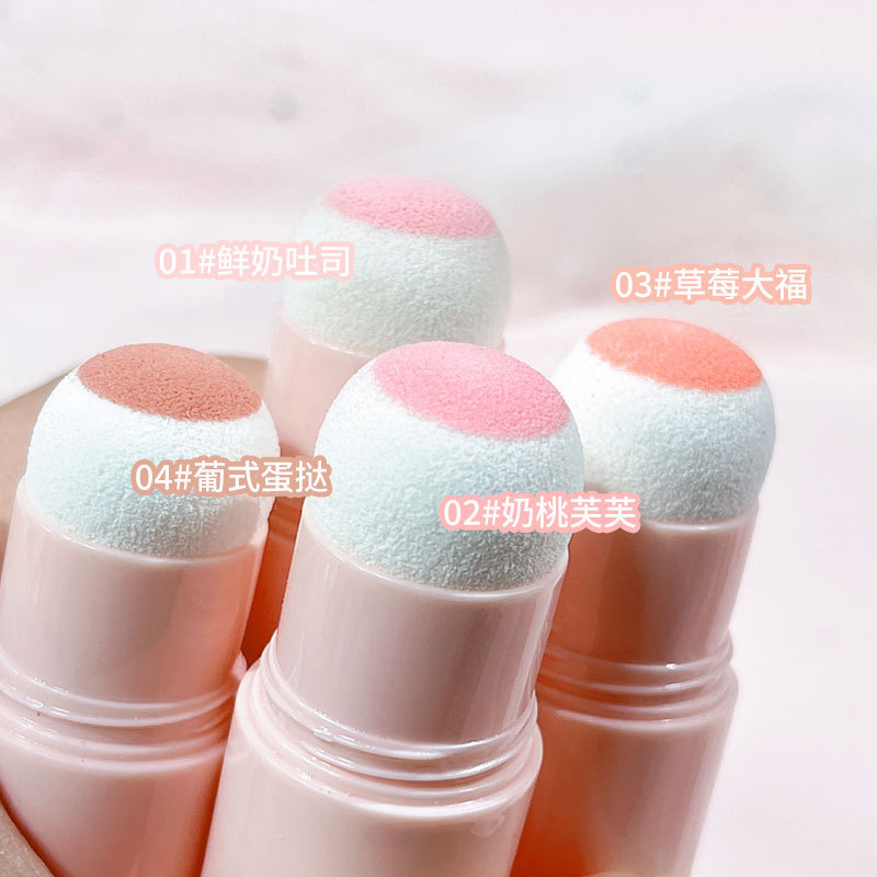 Kobeleen Energetic Boom Blush Stick brightens the color naturally, lastingly, delicately and puretly matte blush for girls details Picture