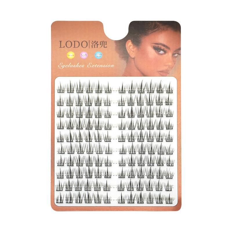 Lazy person Sunflower False eyelash Women Natural Simulation Trilogy, single cluster segmented self-adhesive eyelash natural style Item Picture