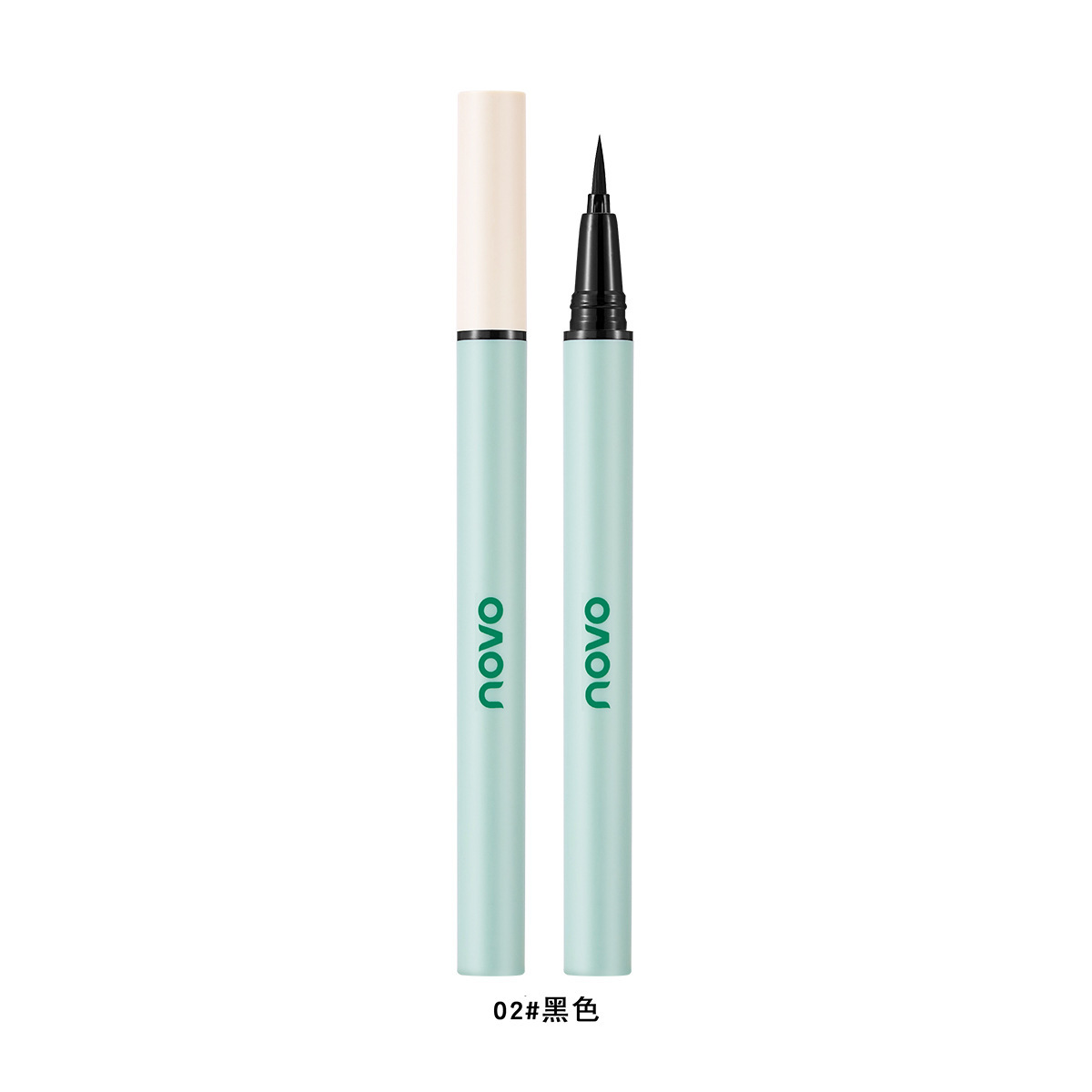 NOVO's colorful and smooth eyeliner liquid pen dries quickly, forms a long-lasting film, is waterproof and oil-resistant, and does not smudge the colored eyeliner Item Picture