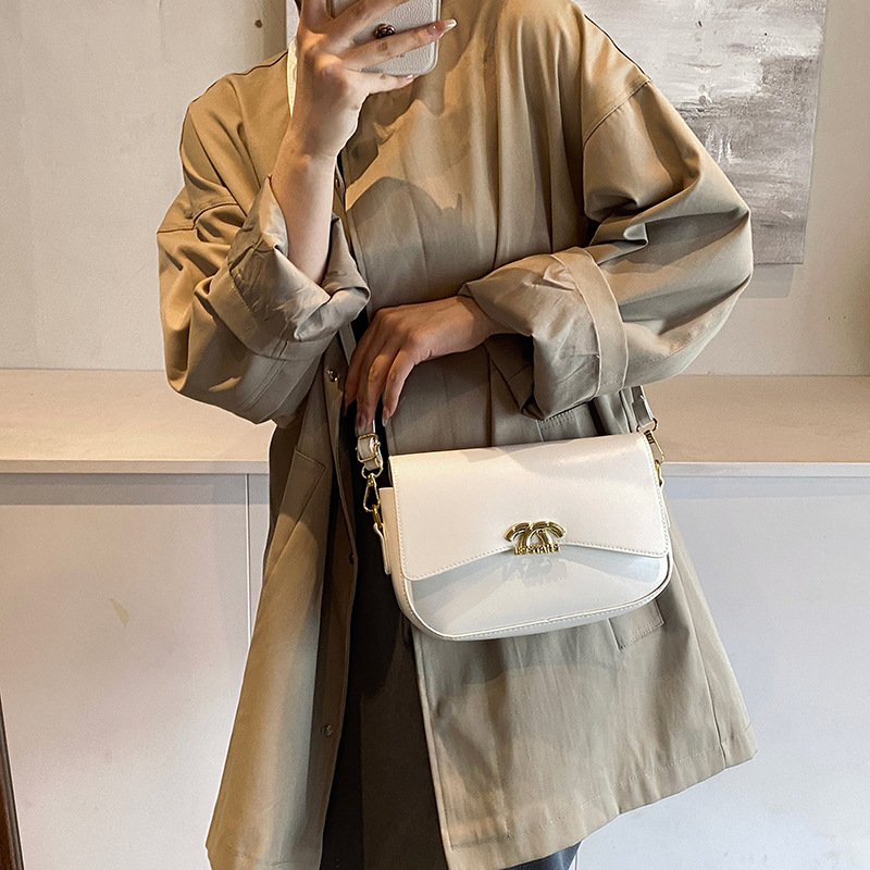 Fashionable and versatile small square bag, new autumn and winter style work and commuting bag, women's bag, simple single-shoulder bag, women's crossbody bag details Picture