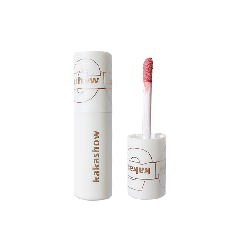 kakashow velvet lip gloss and lip paste matte finish red lip gloss that doesn't stick to cups and doesn't fade, an affordable alternative for students Item Picture