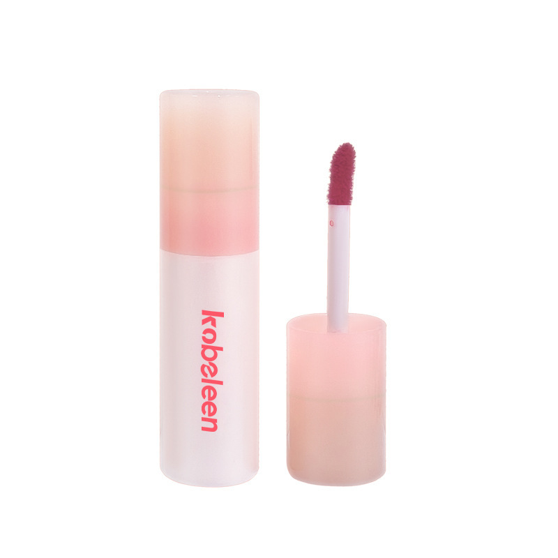 kobeleen's matte Cream Lip Gloss Nude lipstick is an affordable student's everyday natural blush color Item Picture